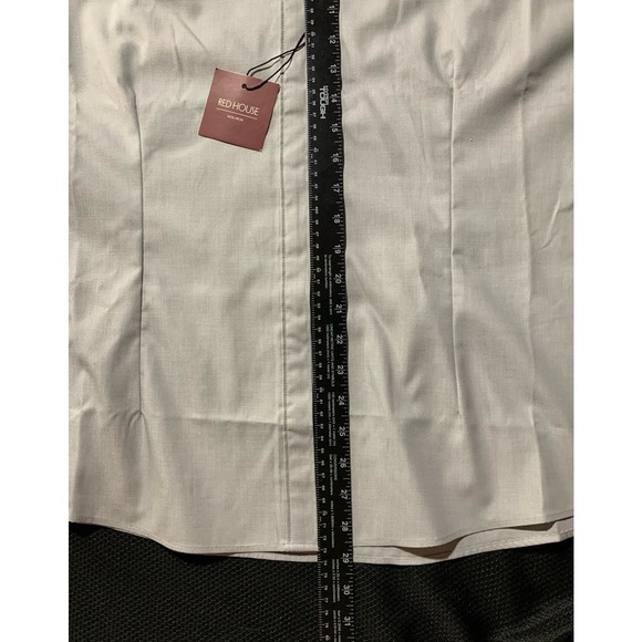 Red House RH Men’s 2XL Gray Long Sleeve Button Down Shirt Pocket Non-iron NWT! - Picture 10 of 12